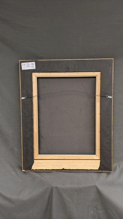 QUALITY WOOD FRAME WITH WHITE INNER LINER