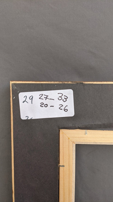 QUALITY WOOD FRAME WITH WHITE INNER LINER