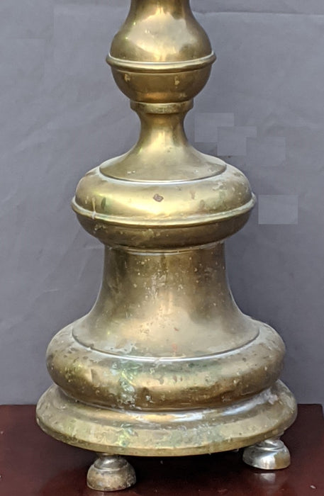 TALL BRASS CANDLE STAND