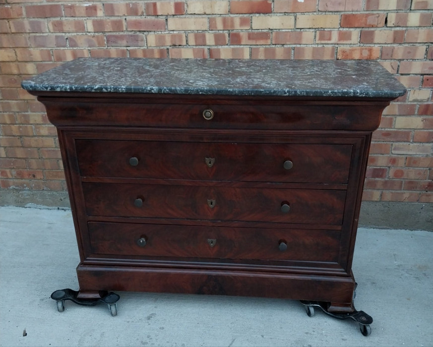 SAINT ANNE MARBLE TOP LOUIS PHILIPPE CHEST