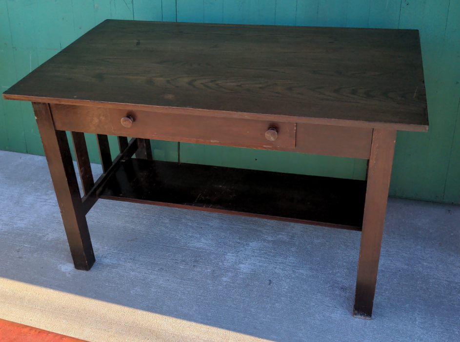 MISSION OAK WRITING DESK