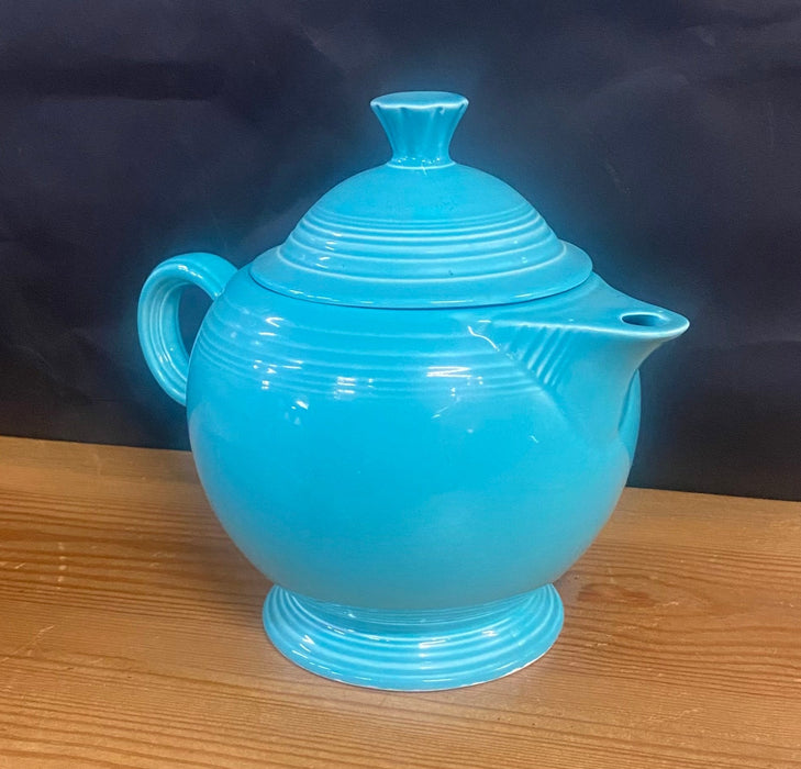 TURQUOISE FIESTA COFFEE POT
