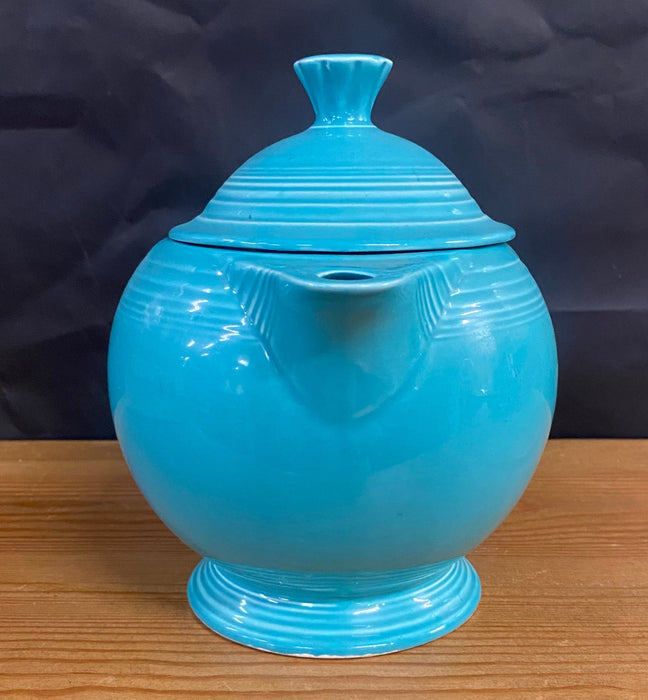 TURQUOISE FIESTA COFFEE POT