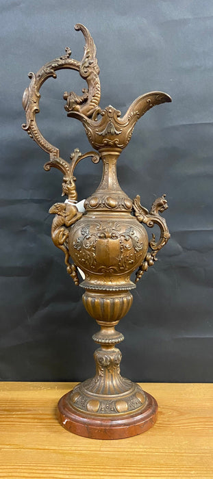 FRENCH 1800'S GRIFFIN METAL URN