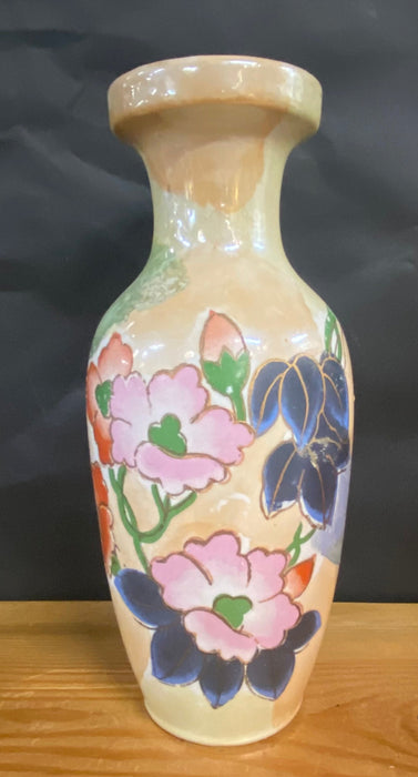 JAPANESE LUSTRE FLORAL VASE
