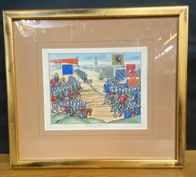 THE BATTLE OF ROSEBECQUE PRINT