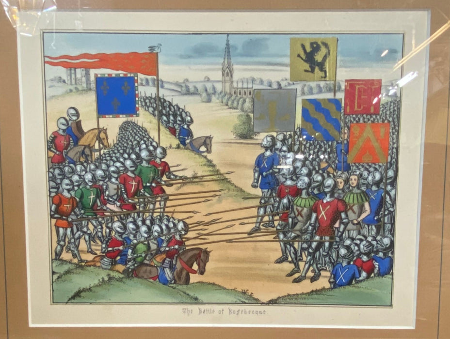 THE BATTLE OF ROSEBECQUE PRINT