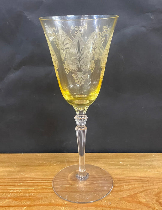 2 TALL FOSTORIA WINE STEMS