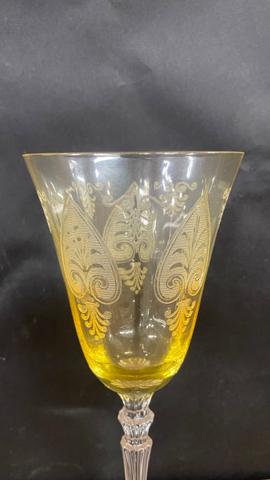 2 TALL FOSTORIA WINE STEMS
