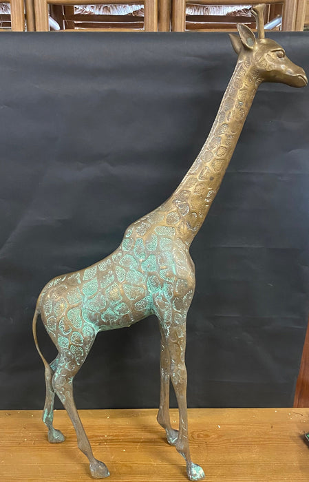 PAIR OF LARGE GIRAFFE STATUES