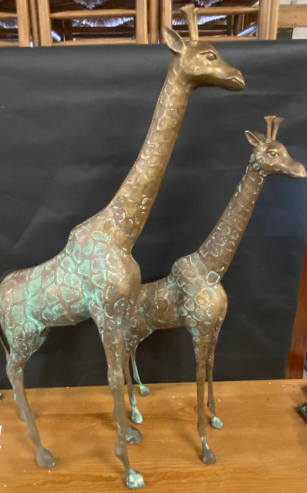 PAIR OF LARGE GIRAFFE STATUES