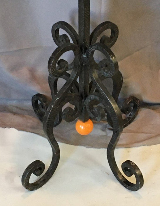 LARGE IRON CANDLE STAND
