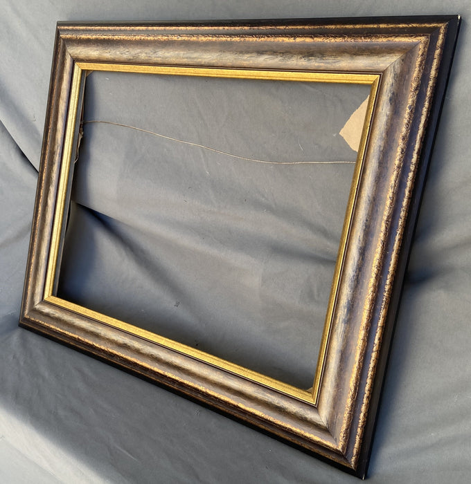 MEDIUM BLACK, GOLD, AND GRAY FRAME