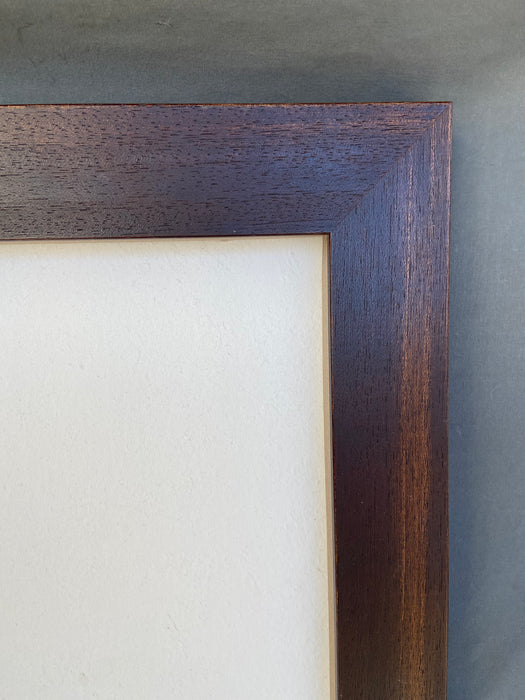 SIMPLE MAHOGANY FRAME