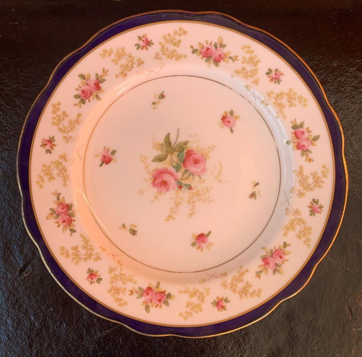 COALPORT ROSE PLATE