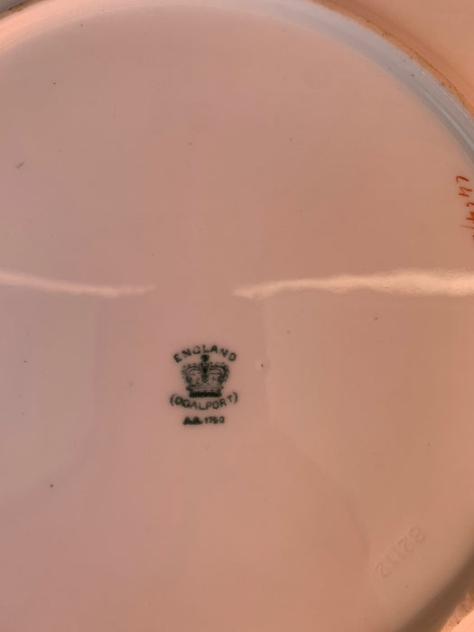 COALPORT ROSE PLATE