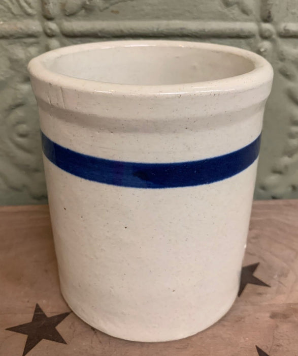 SMALL CROCK WITH BLUE BAND
