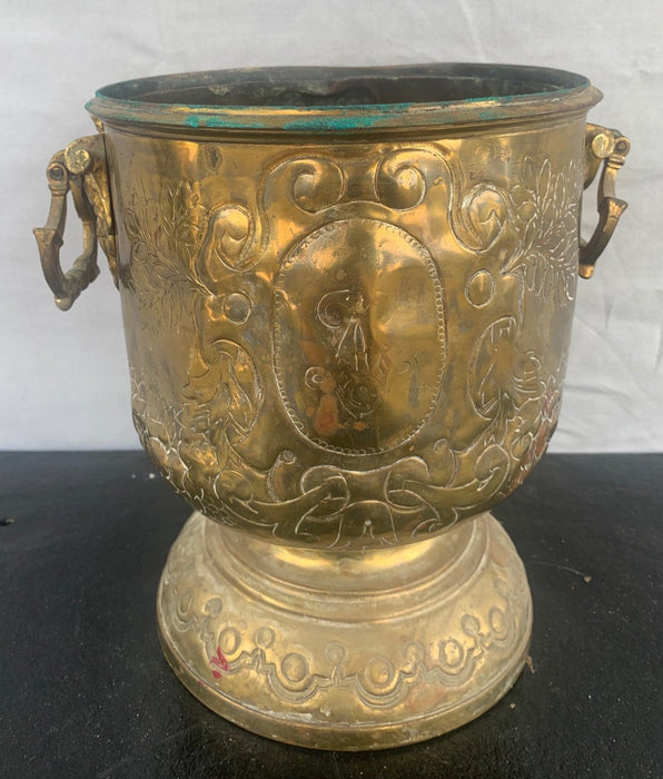 BRASS FOOTED BOWL OR CHILLER