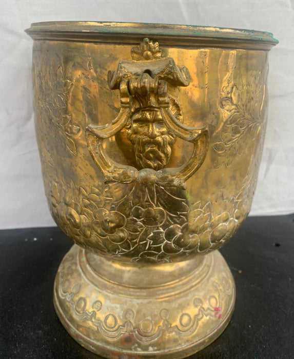BRASS FOOTED BOWL OR CHILLER