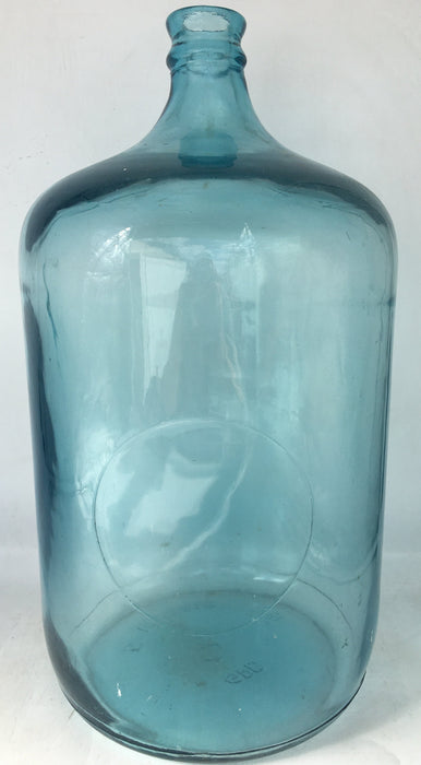 BLUE GLASS 5 GALLON WATER JUG