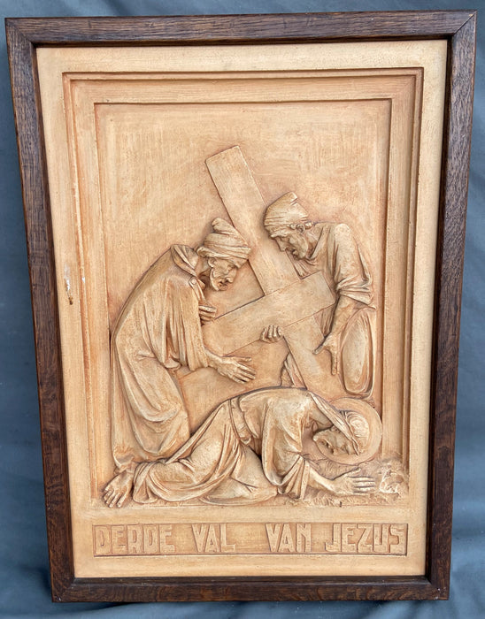 SET OF 14 MATCHED STATIONS OF THE CROSS