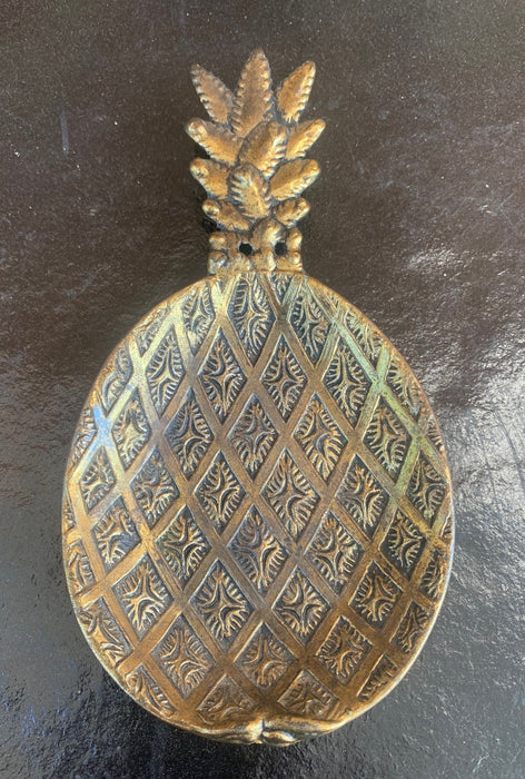 BRASS PINEAPPLE CATCH ALL DISH
