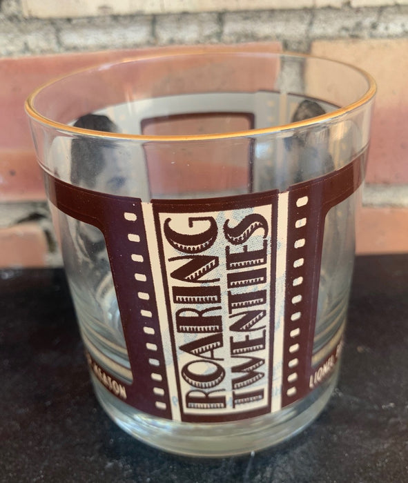 ROARING TWENTIES GLASS: KEATON, BARRYMORE, MIX