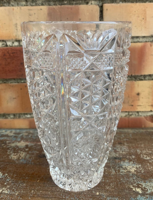 PRESSED GLASS VASE