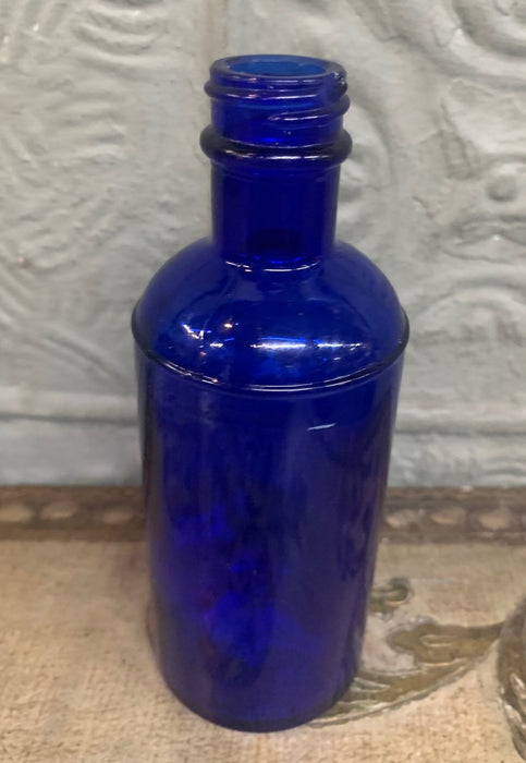NARROW NECK COBALT BOTTLE