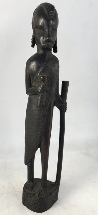 NARROW AFRICAN STATUE