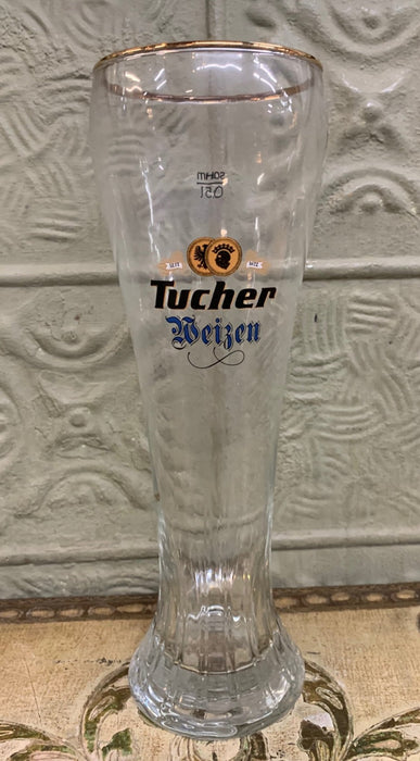 TALL TUCHER BEER GLASS