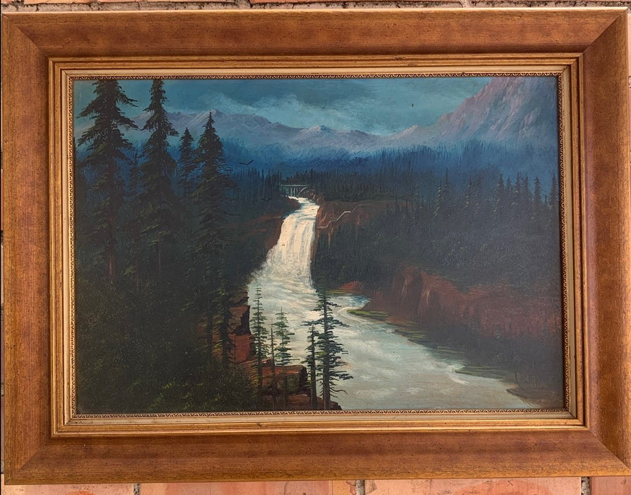 OIL PAINTING OF COLORADO SCENE BY EARNEST CRAMER