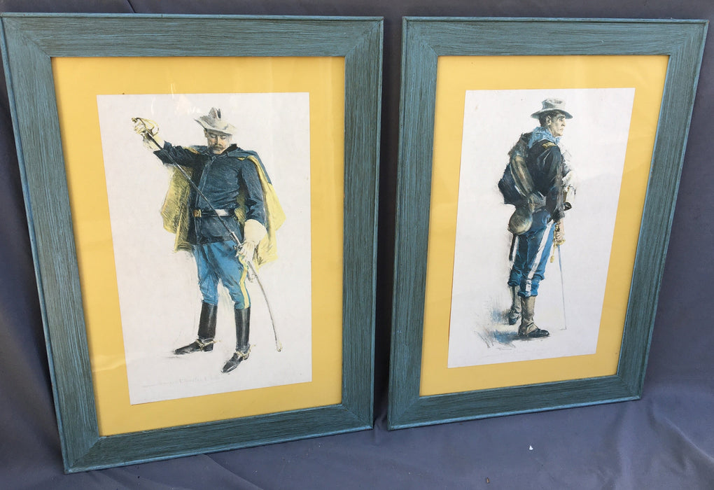 PAIR OF SOLDIER PRINTS BY HOWARD CHANDLER CHRISTY