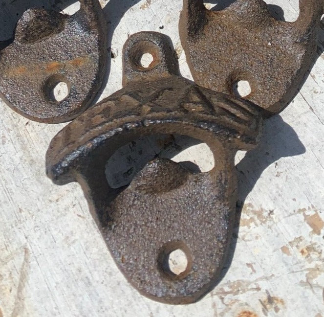 CAST IRON WALL MOUNTED BOTTLE OPENER