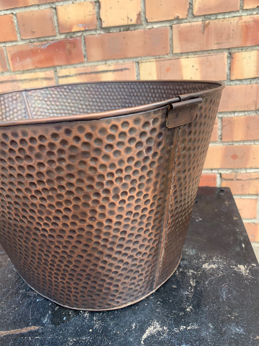 HAMMERED METAL ICE BUCKET