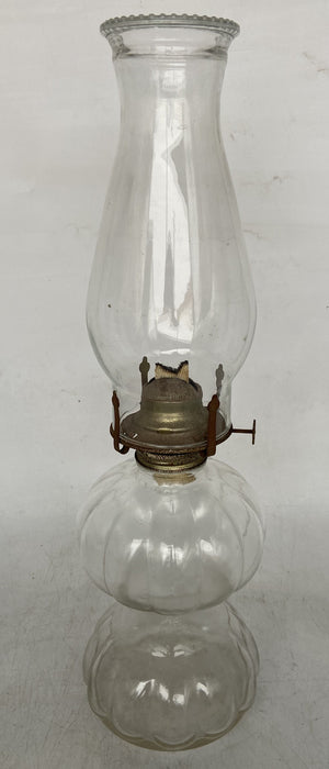 TALL CLEAR KEROSENE LAMP