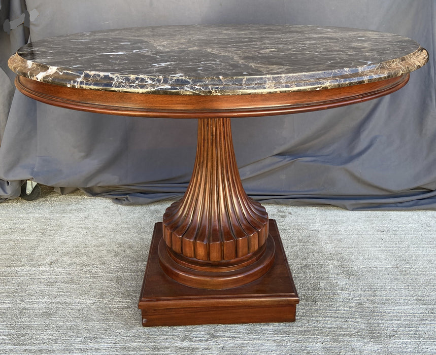 GRANITE TOP CENTER TABLE - NOT OLD
