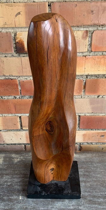 LADY FREE FORM WOOD SCULPTURE