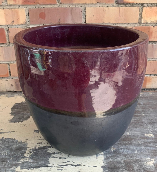 GREY AND PURPLE PLANTER