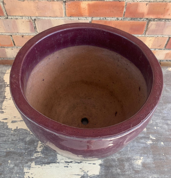 GREY AND PURPLE PLANTER