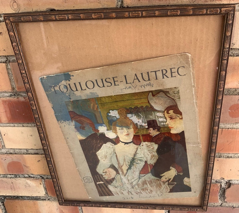 TOULOUSE LAUTREC COVER OF ART BOOK