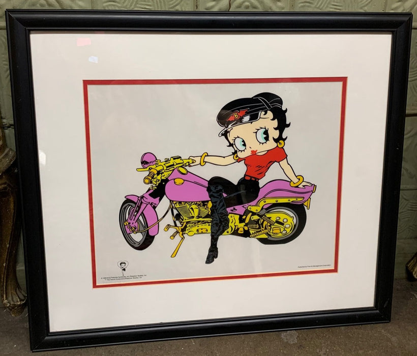 BETTY BOOP FRAMED ART