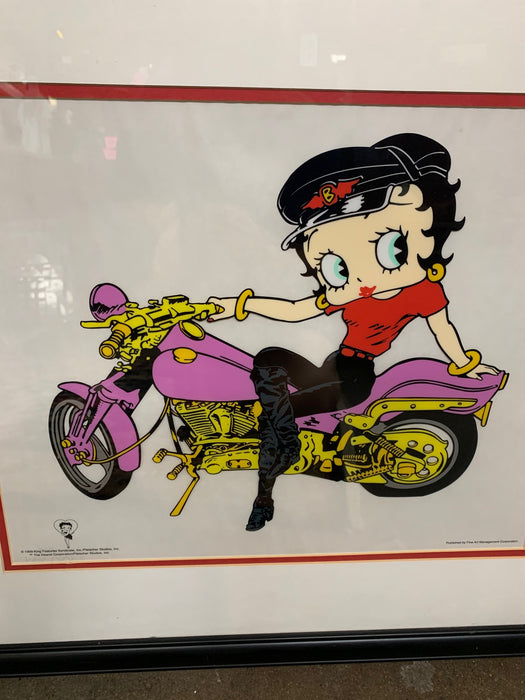 BETTY BOOP FRAMED ART