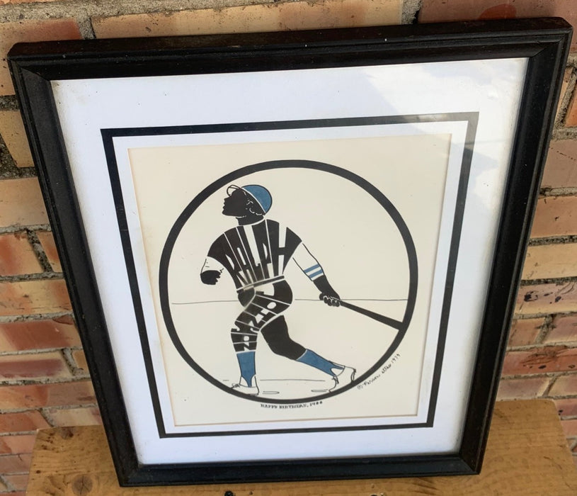 RALPH JOHNSON COMMEMORATIVE SILHOUETTE PRINT