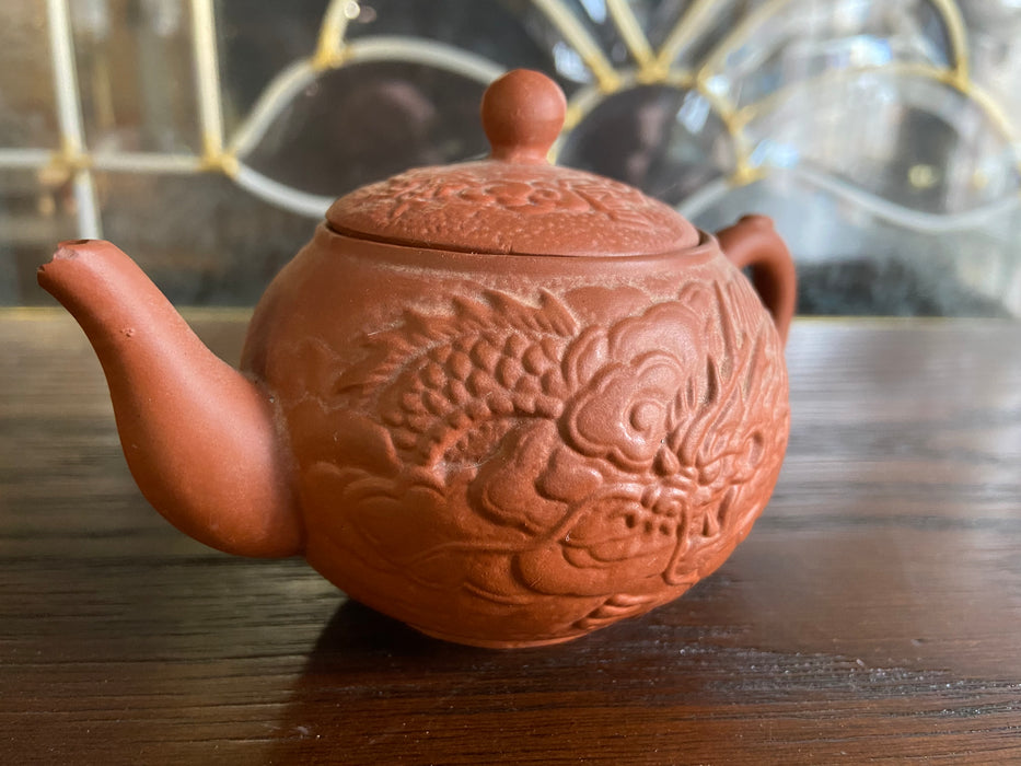 SMALL ASIAN TERRACOTTA TEAPOT - AS FOUND