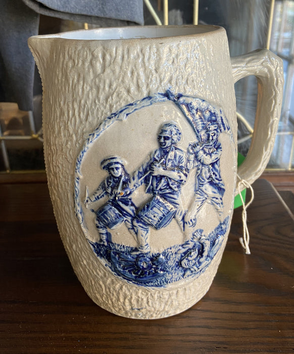 GEORGE WASHINGTON PITCHER SALT GLAZE