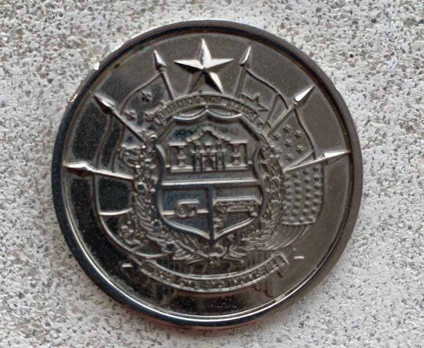 SILVERPLATE TEXAS COIN