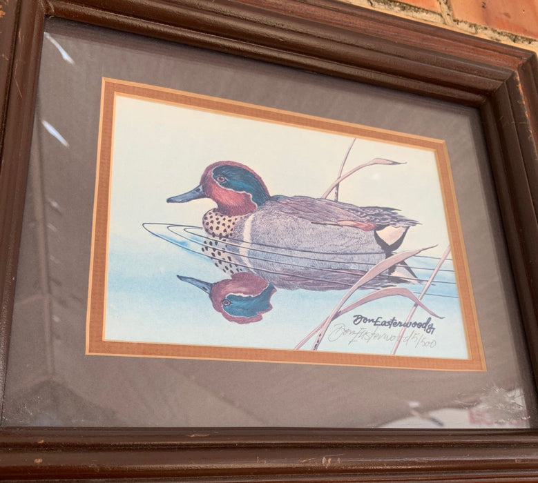 DON EASTERWOOD SIGNED AND NUMBERED DUCK PRINT