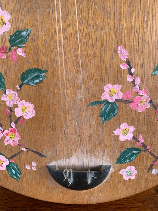 Hand Paint String DECORATIVE HAND PAINTED STRING INSTRUMENT - AS FOUND — Lots of Furniture