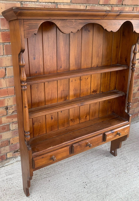 HANGING WALL SHELF PLATE RACK